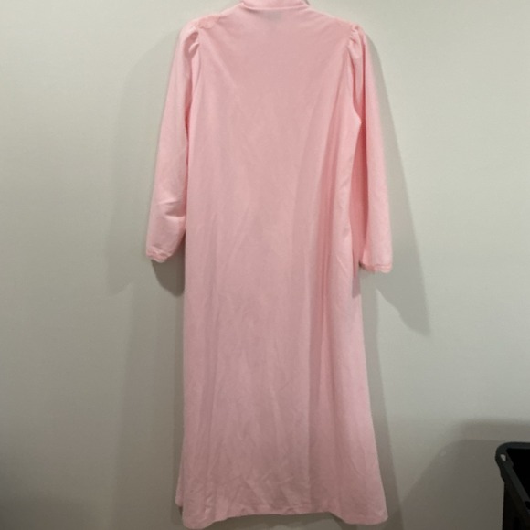 Vintage Vanity Fair 2 Pc Pink Lace Nightgown & Robe Peignoir Set Size Small - Picture 5 of 11